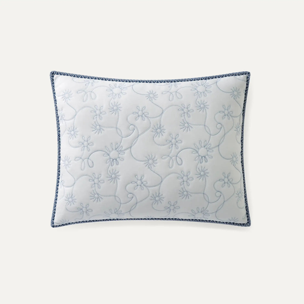 Home Botanic Quilt Set T/TXL - SNOW / LILAC HINT
