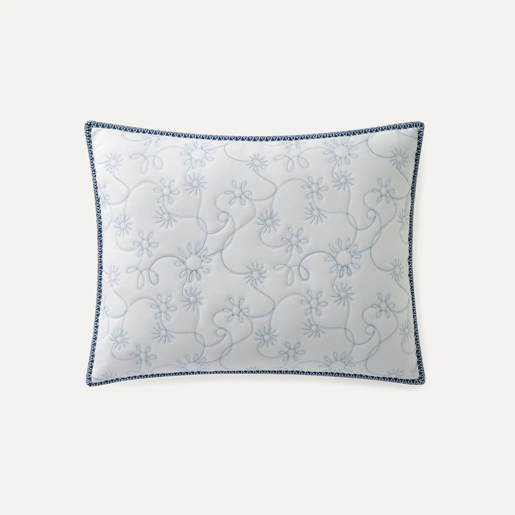 Home Botanic Quilt Set King - SNOW / LILAC HINT