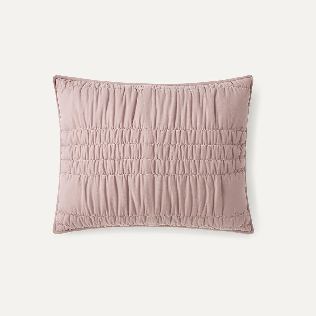 Home Devon Tide Quilt Set F/Q - ROSEWOOD