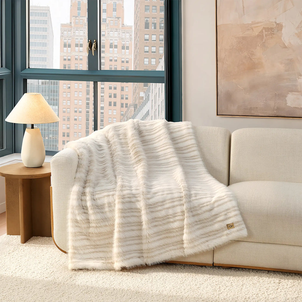 Home Petra Throw 50"x70" - SNOW