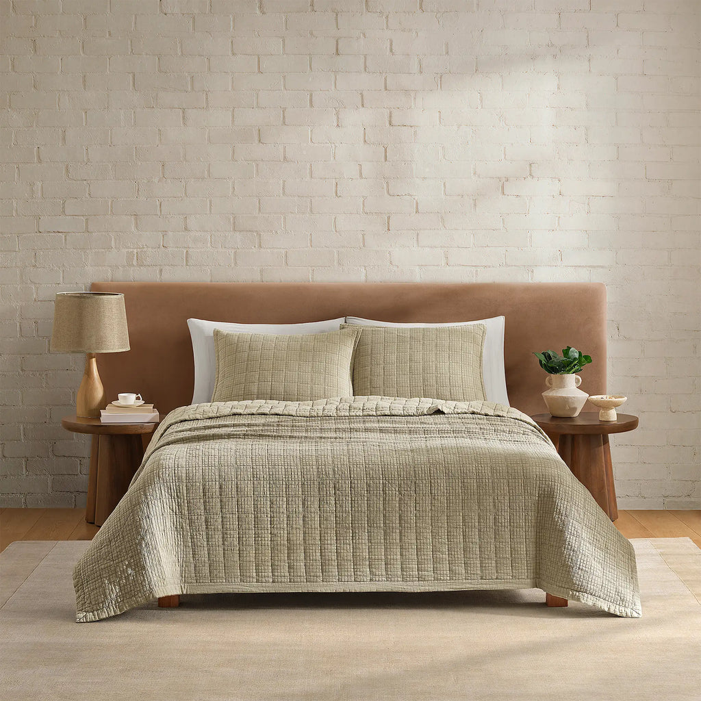 Home Campo Comforter Set F/Q - MUSTARD SEED