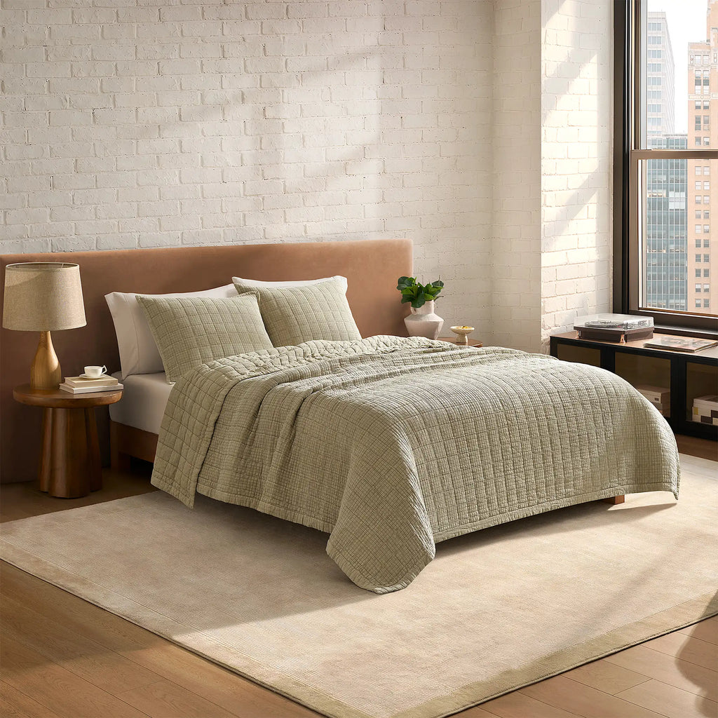 Home Campo Comforter Set King - MUSTARD SEED