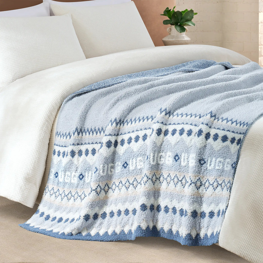 Home Polaris UGGisle Throw 50"x70" - STONE