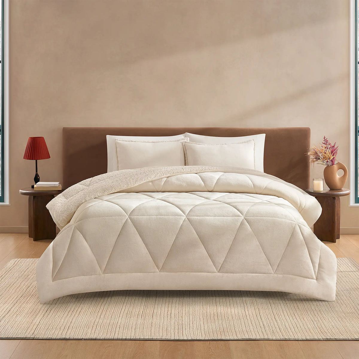 Home Avery Comforter Set King - BIRCH